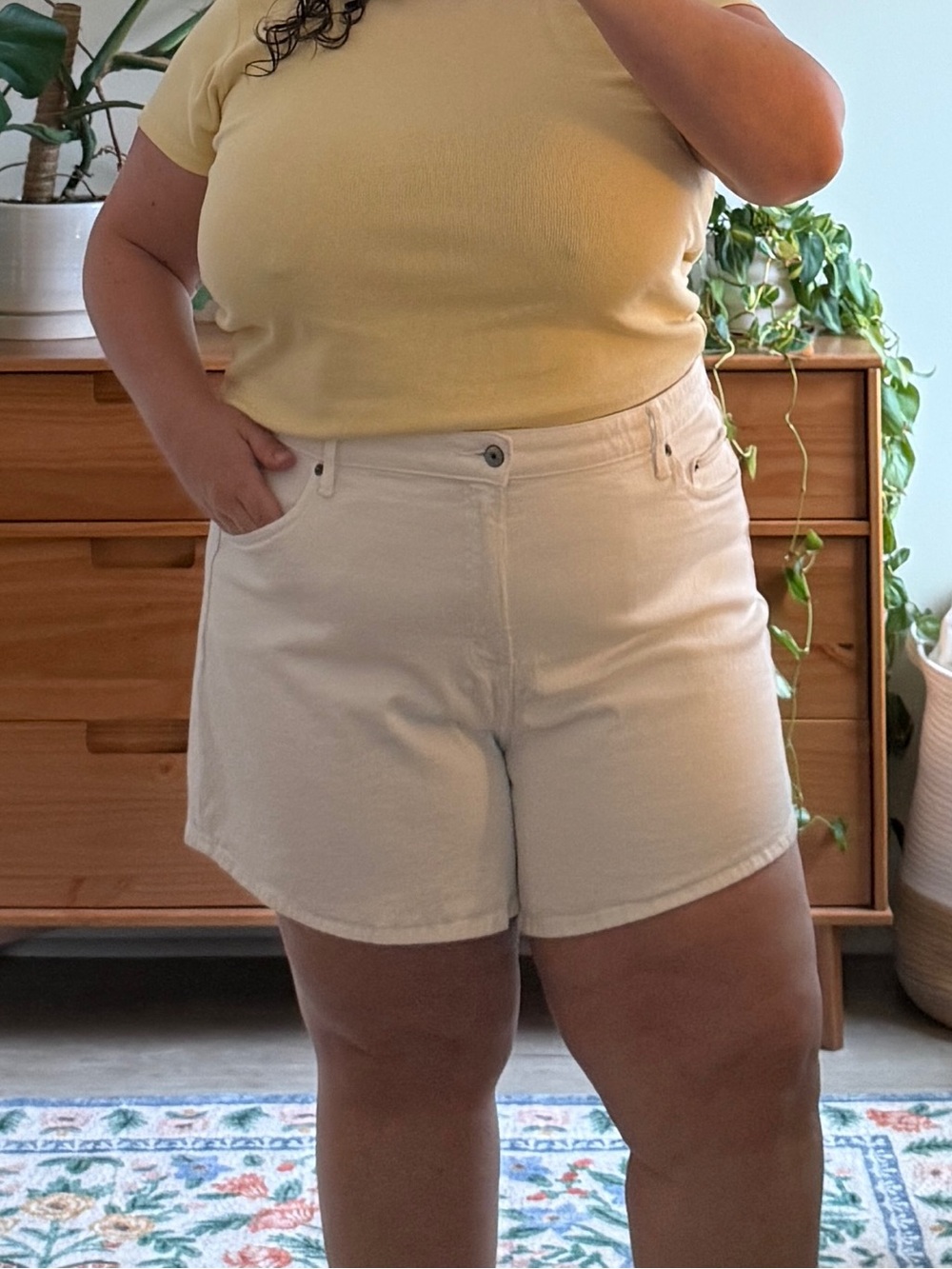 Abercrombie & Fitch high rise dad shorts